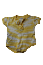 Swan Brand Bodysuit, Yellow and white, 0