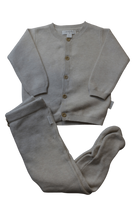 Purebaby Knitwear Set, Beige, 6-12 months