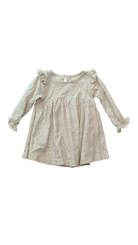 Jamie Kay Dress, Cream w Light Pink Floral, 6-12M