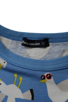 Mou Jon Jon T-Shirt, Blue, 120