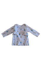 Wilson + Frenchy Long-Sleeve T-Shirt, Cream w Rainbow Prints, 00