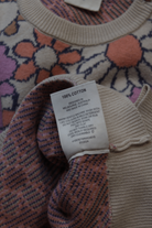 Jack & Milly Knitwear Set, Beige, pink, orange and navy multicolour, 0