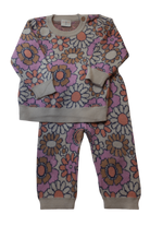 Jack & Milly Knitwear Set, Beige, pink, orange and navy multicolour, 0