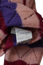 United Colors of Benetton Cardigan, Pink, purple, burgundy and beige, 104/3-4