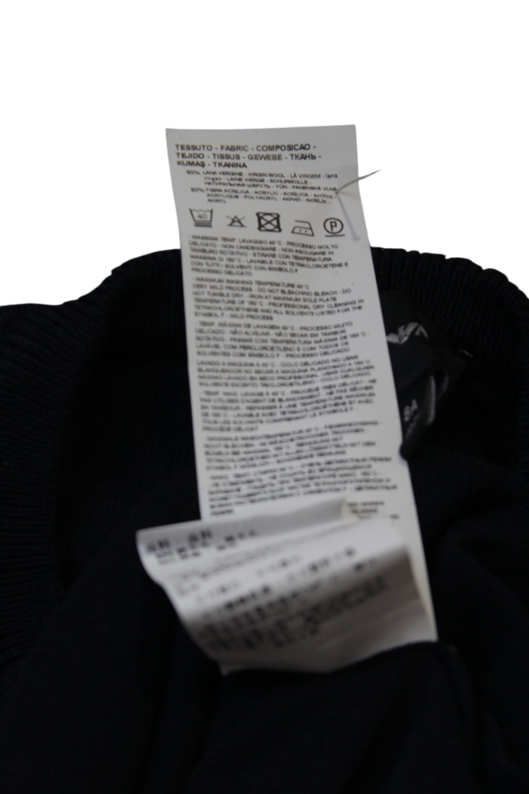 Emporio Armani Jumper, Navy blue, 8