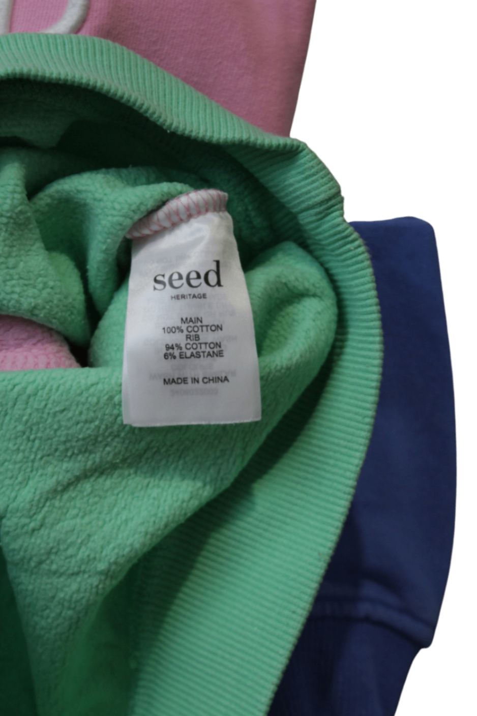 Seed Heritage Jumper, Pink, green, blue and white, 4