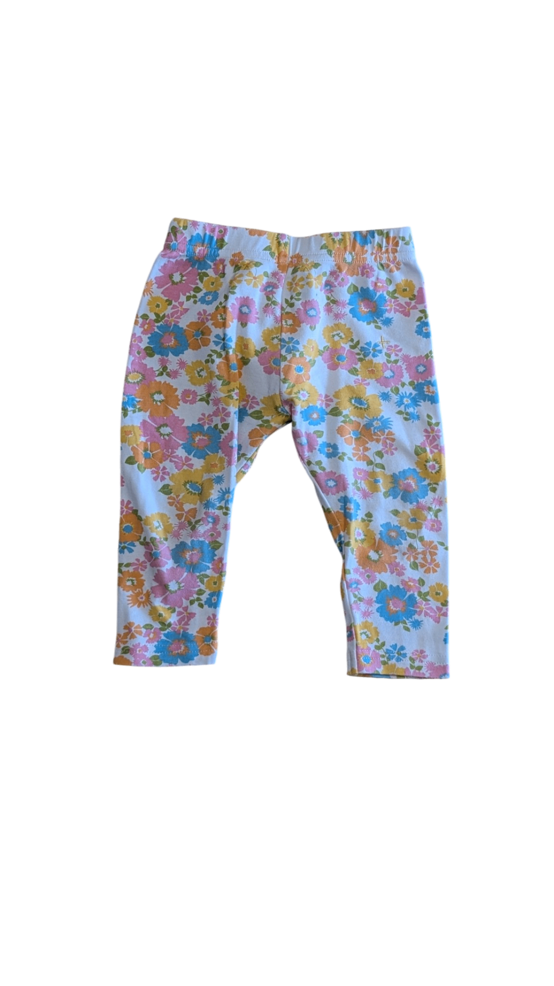 Goldie & Ace Leggings, White w Multi Floral, 1