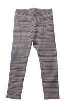 HUX Knit Leggings, Pastel multicolour striped, 4