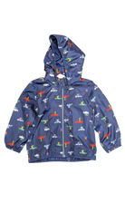 H&M Jacket, Navy with Cars Prints, 2