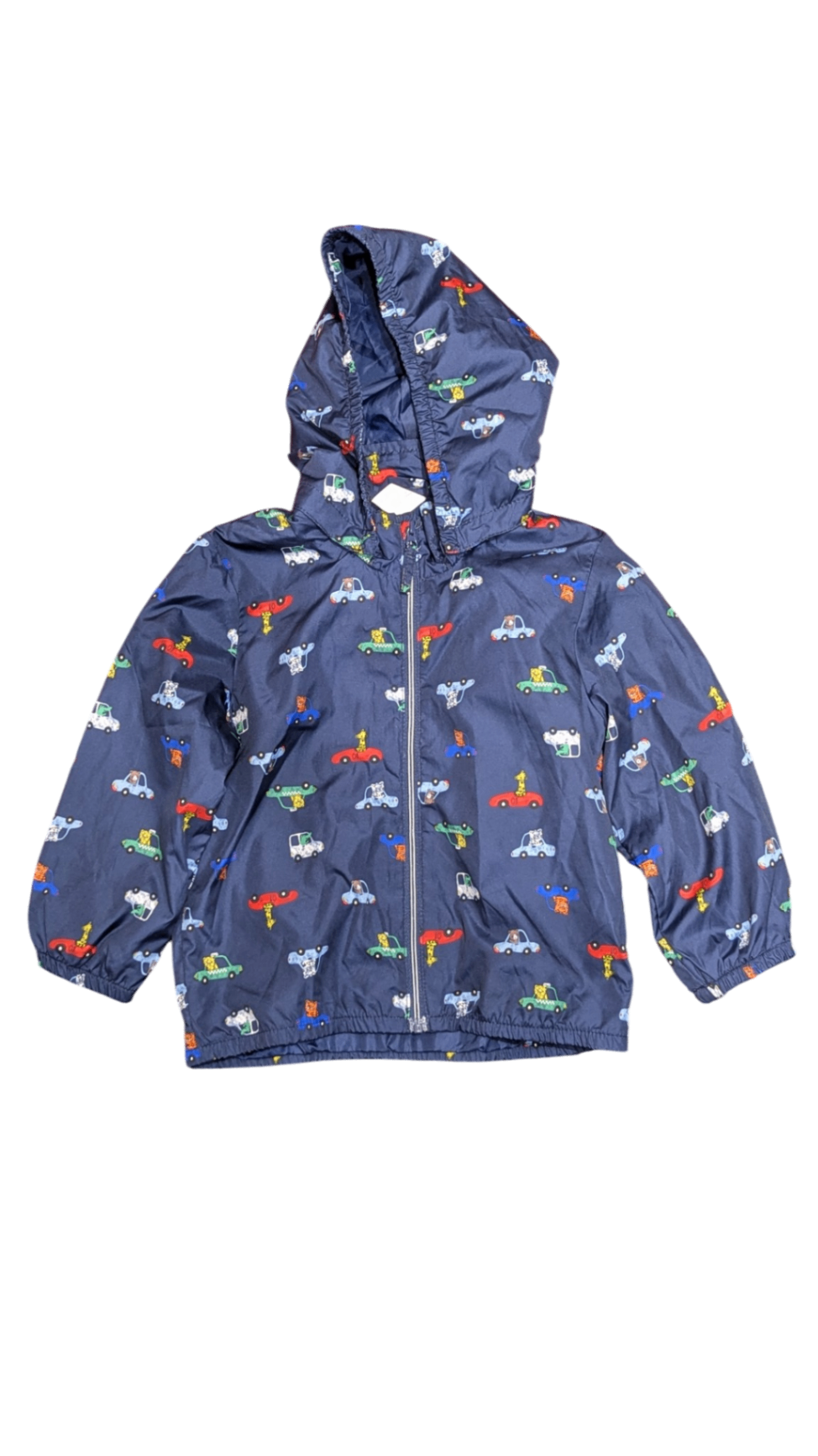 H&M Jacket, Navy with Cars Prints, 2