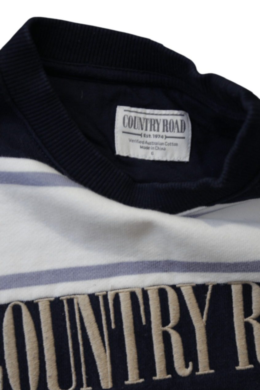 Country Road Jumper, Navy and White, 6