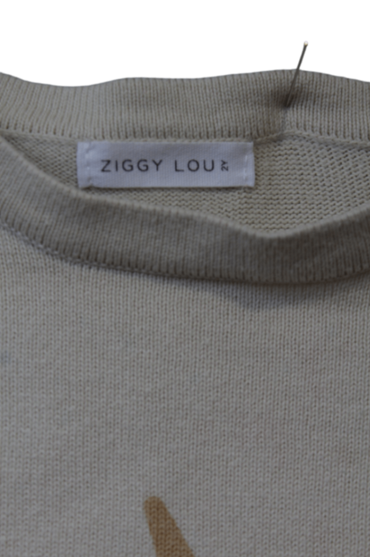 Ziggy Lou Jumper, Beige, 2Y