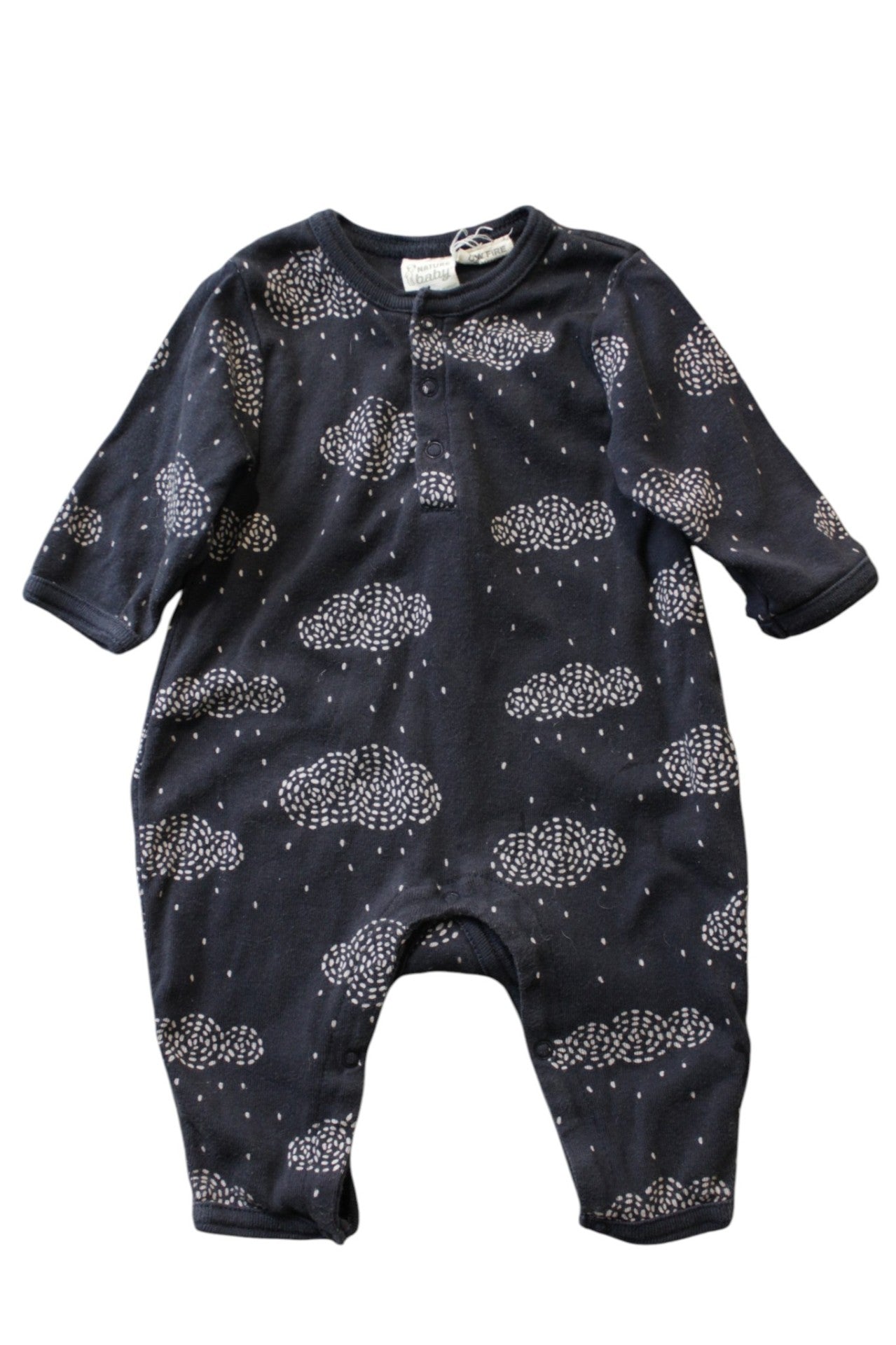 Nature Baby Jumpsuit, Navy, 000