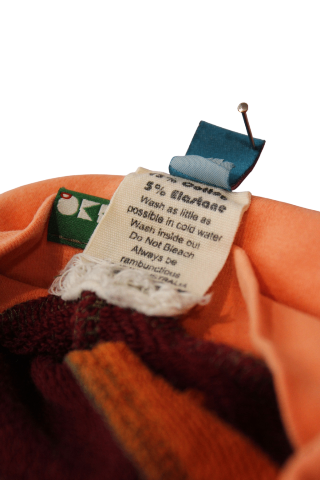OKKIDO Pants, Orange and maroon, 6 YRS