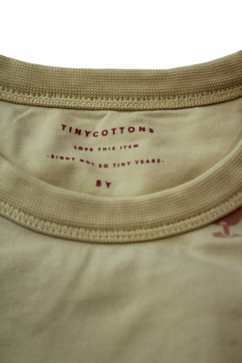 Tinycottons Tracksuit Set, Butter, 8Y