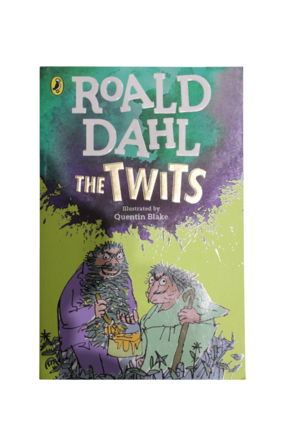 Roald Dahl Book, Green, purple, yellow, Paperback