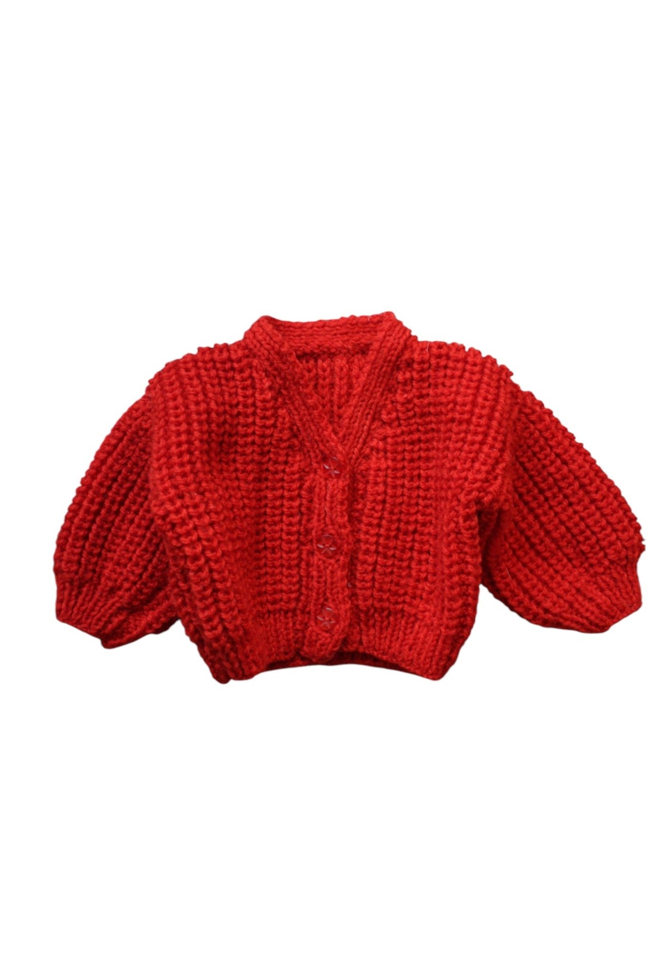 Handknit Knitwear, Red, 0000-000