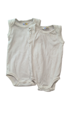 Joha Bodysuit 2 Pack, White, 00