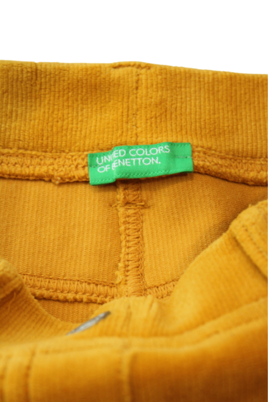 United Colors of Benetton Pants, Mustard yellow, Not visible