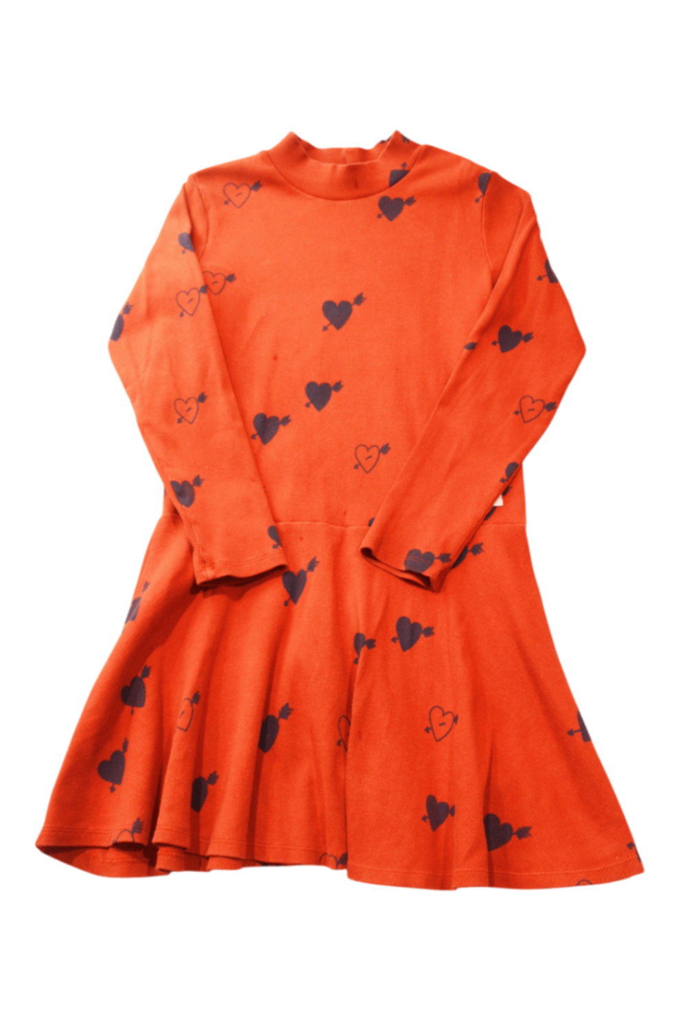 Mini Rodini Dress, Red, 128/134