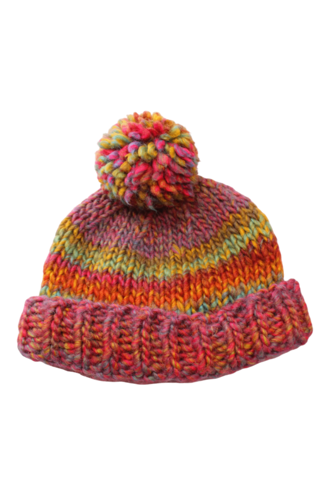 Handknit Hat, Multicolour, 5-8