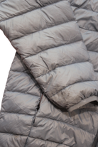 Macpac Puffer Jacket, Grey/Blue, 6 YRS