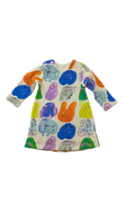 Gorman Kids x Katie Vernon Dress, Cream multicolour, 0