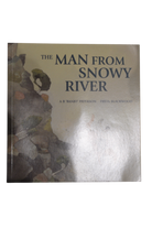 The Man From Snowy River Book, Cream and navy, Not visible