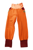 OKKIDO Pants, Orange and maroon, 6 YRS