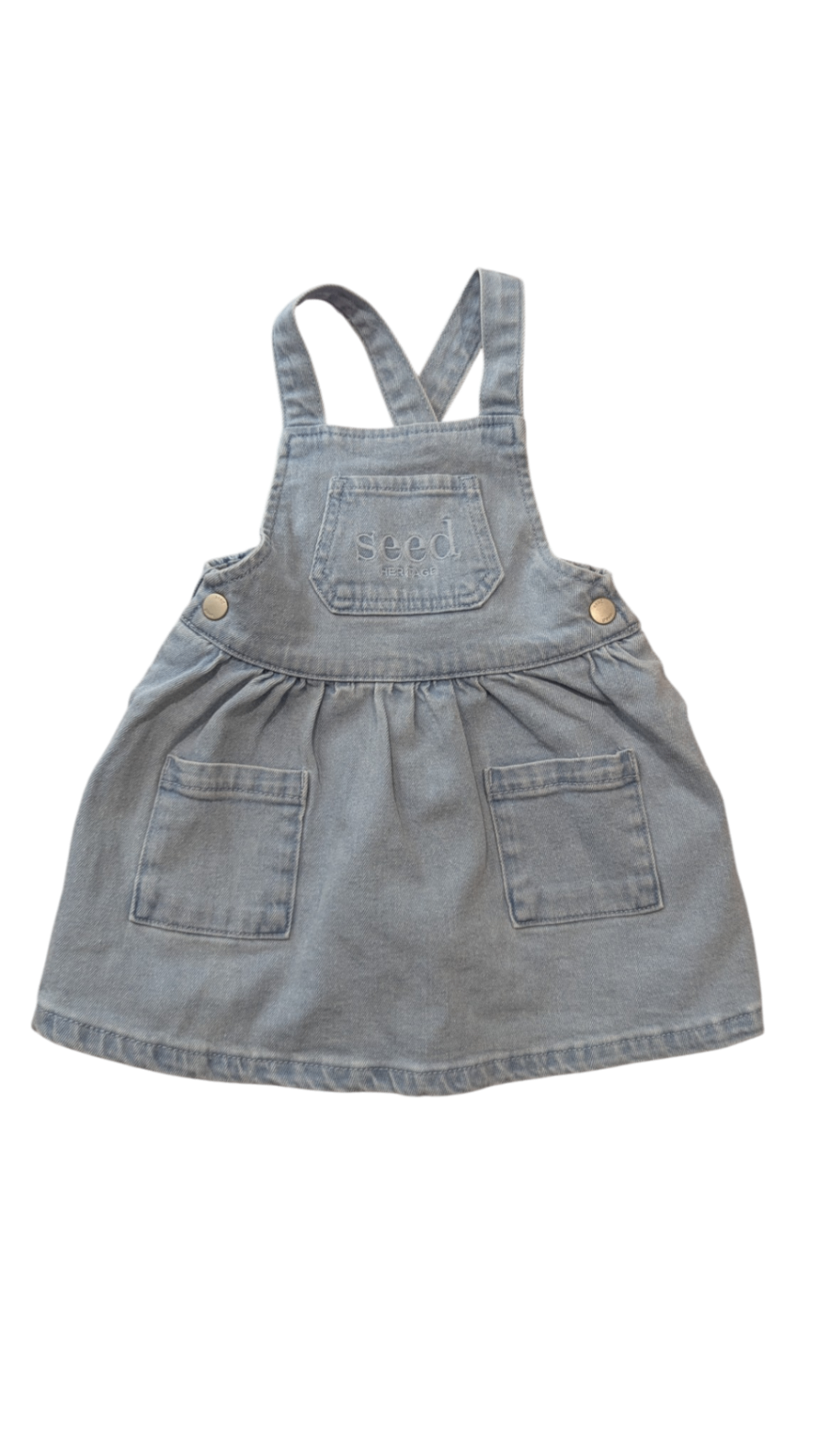 Seed Heritage Dress, Light Blue, 1