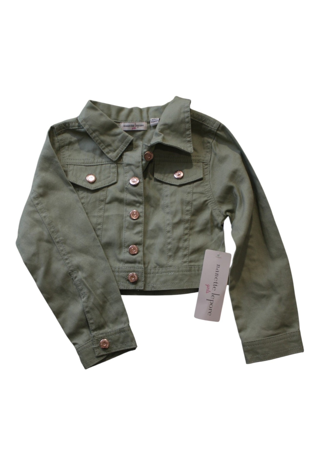Nanette Lepore Girls Jacket, green, 3