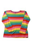 Frugi Long-Sleeve T-Shirt, Rainbow Multicolour, 5-6 years 110-116cm