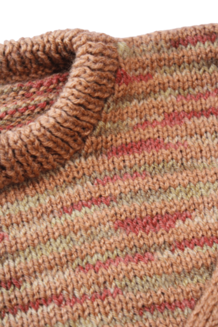 Handknit Jumper, Orange, 6