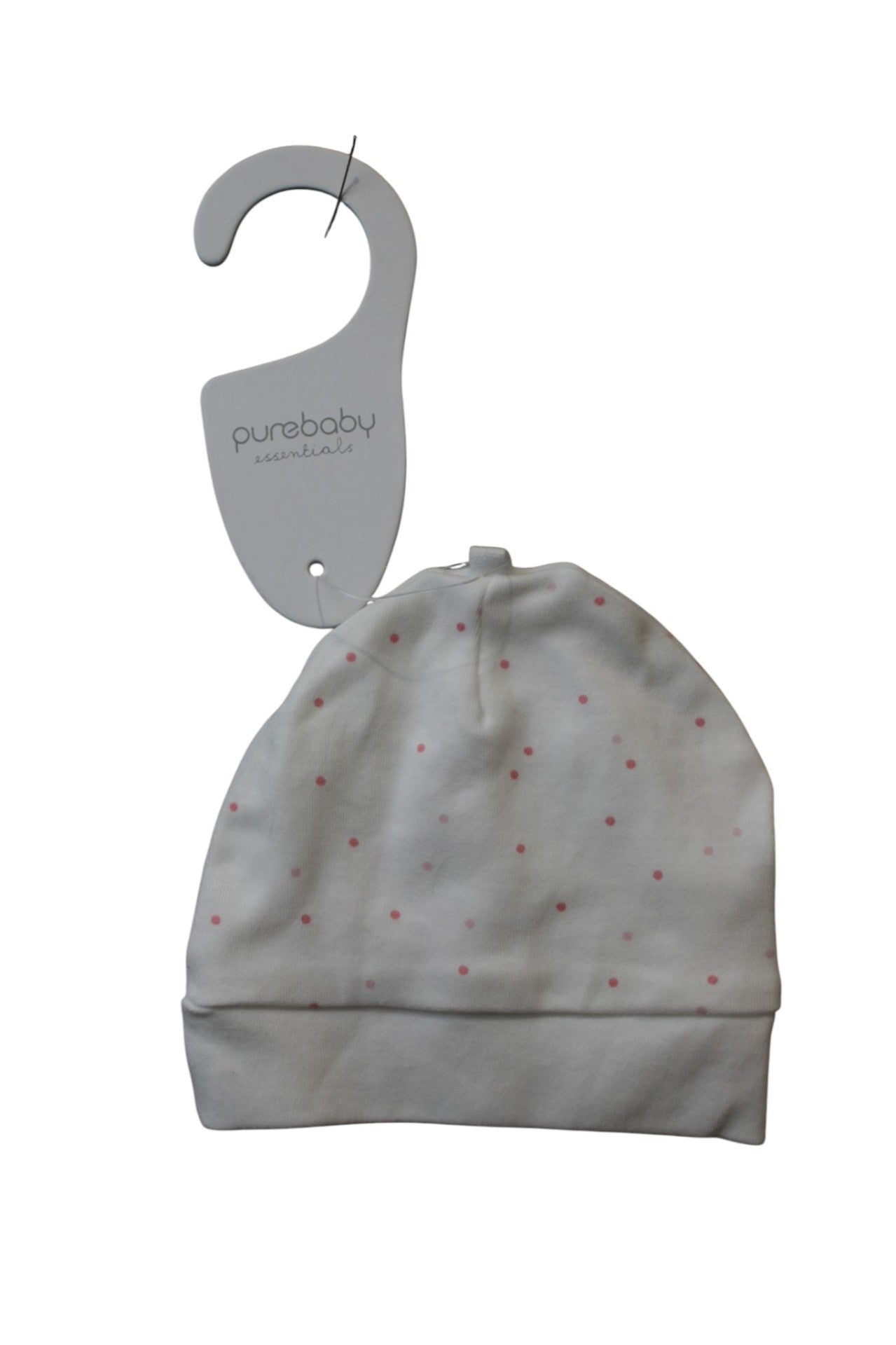 Purebaby Baby Hat, White, 00000
