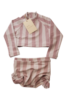 En. The Label Tracksuit Set, Pink and White, 6-12M