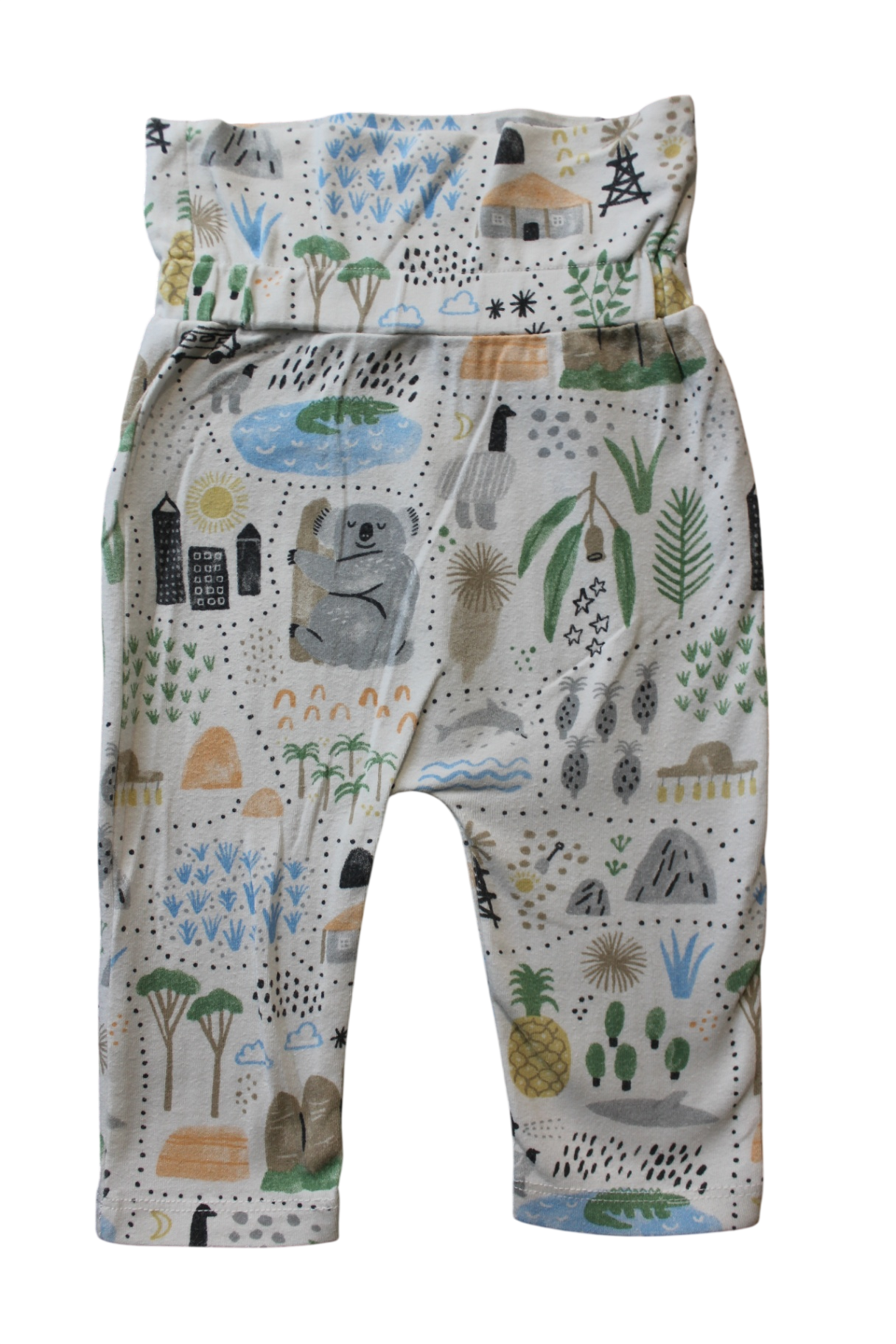 Halycon Nights Pants, white/multi print, 00