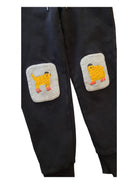 Minti Pants, Black/grey knee patches, 10
