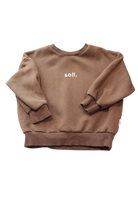 Soll. The Label Jumper, Brown, 4