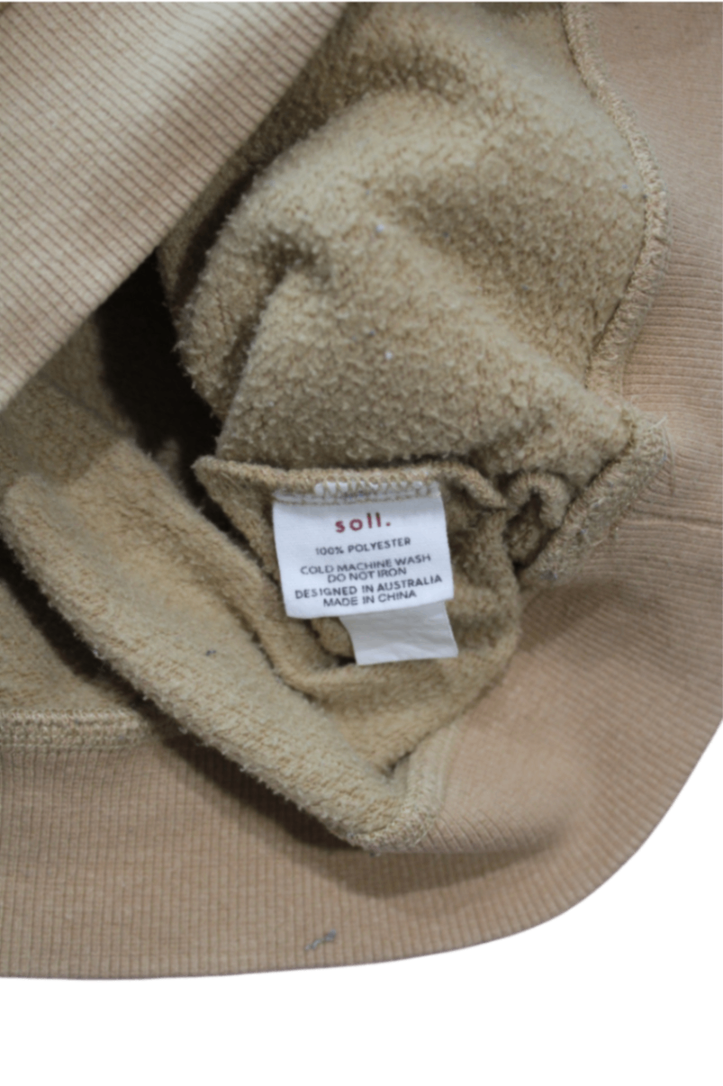 Soll. The Label Hoodie, Beige, 4