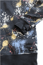 *Rock Your Kid Jumper, Black with multicolour splatter print, 2