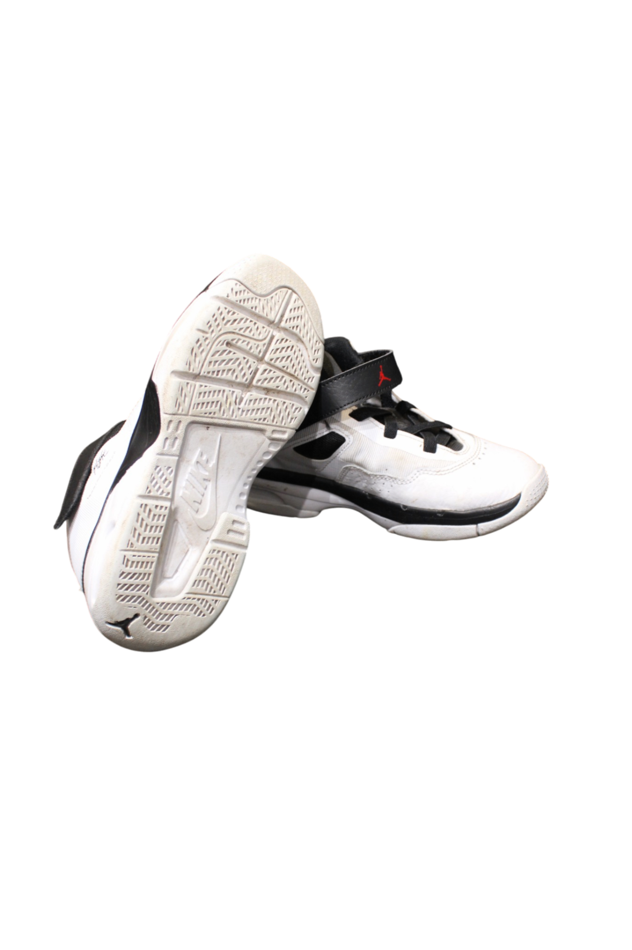 Jordan Shoes, White, black and red, 2Y