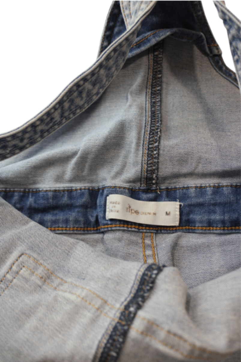 Ripe Denim Maternity Overalls, Light Blue, Medium/12