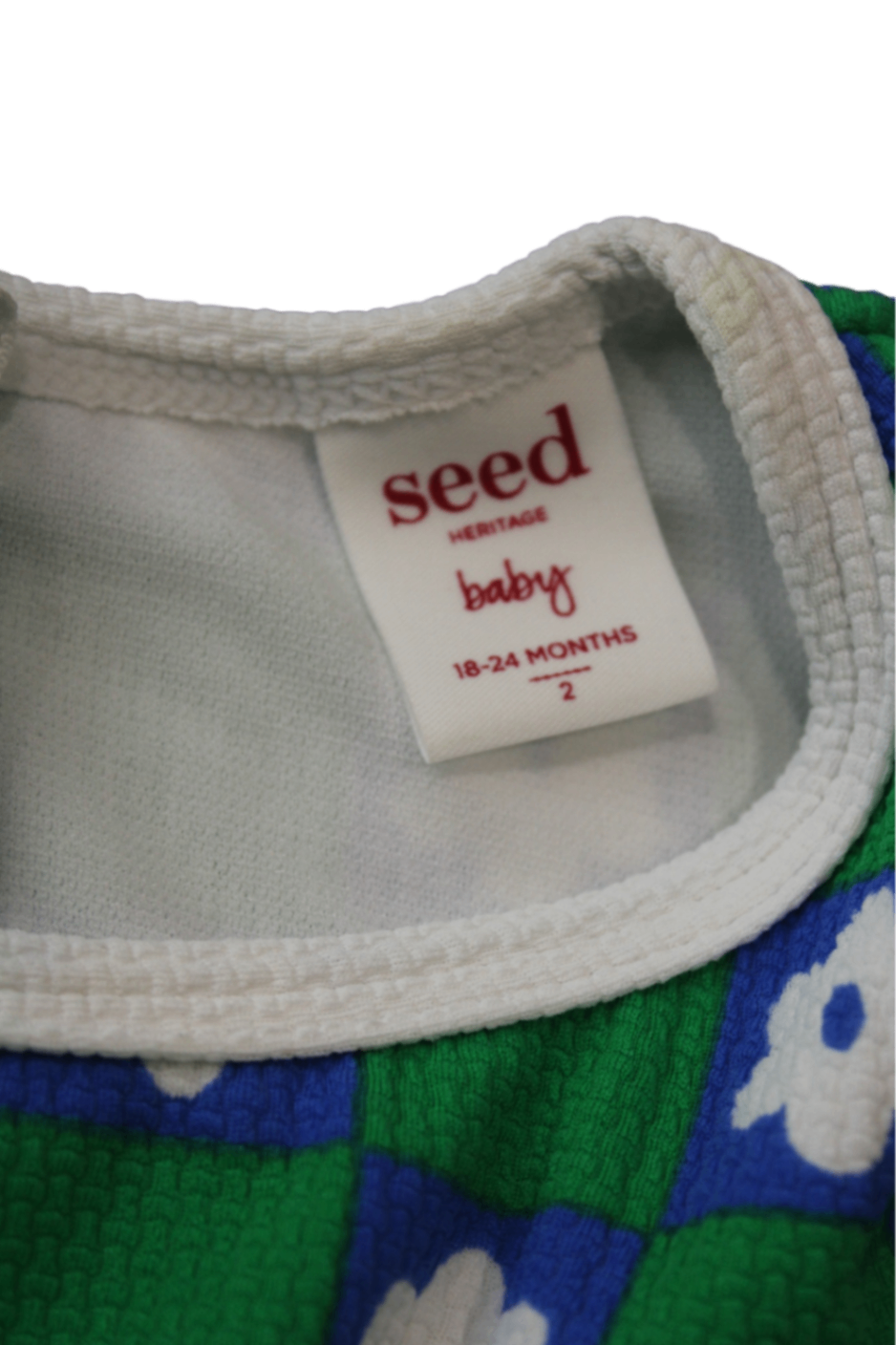 Seed Heritage Sunsuit, Green, 18-24 Months / 2