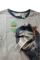 Peter Alexander Pyjama Set, Light Grey and Blue, 8