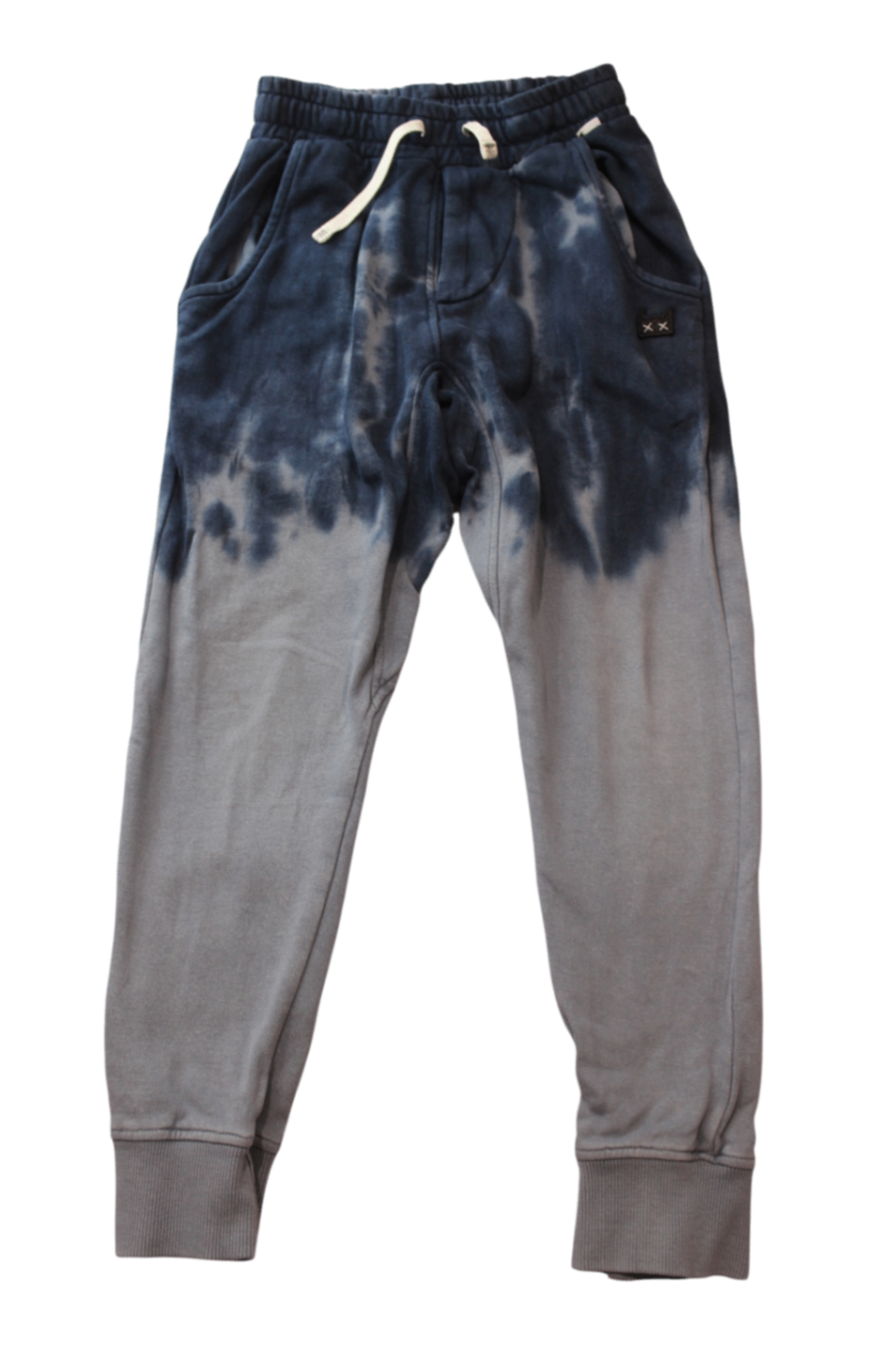 Munster Pants, Navy blue and grey, 8