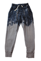 Munster Pants, Navy blue and grey, 8