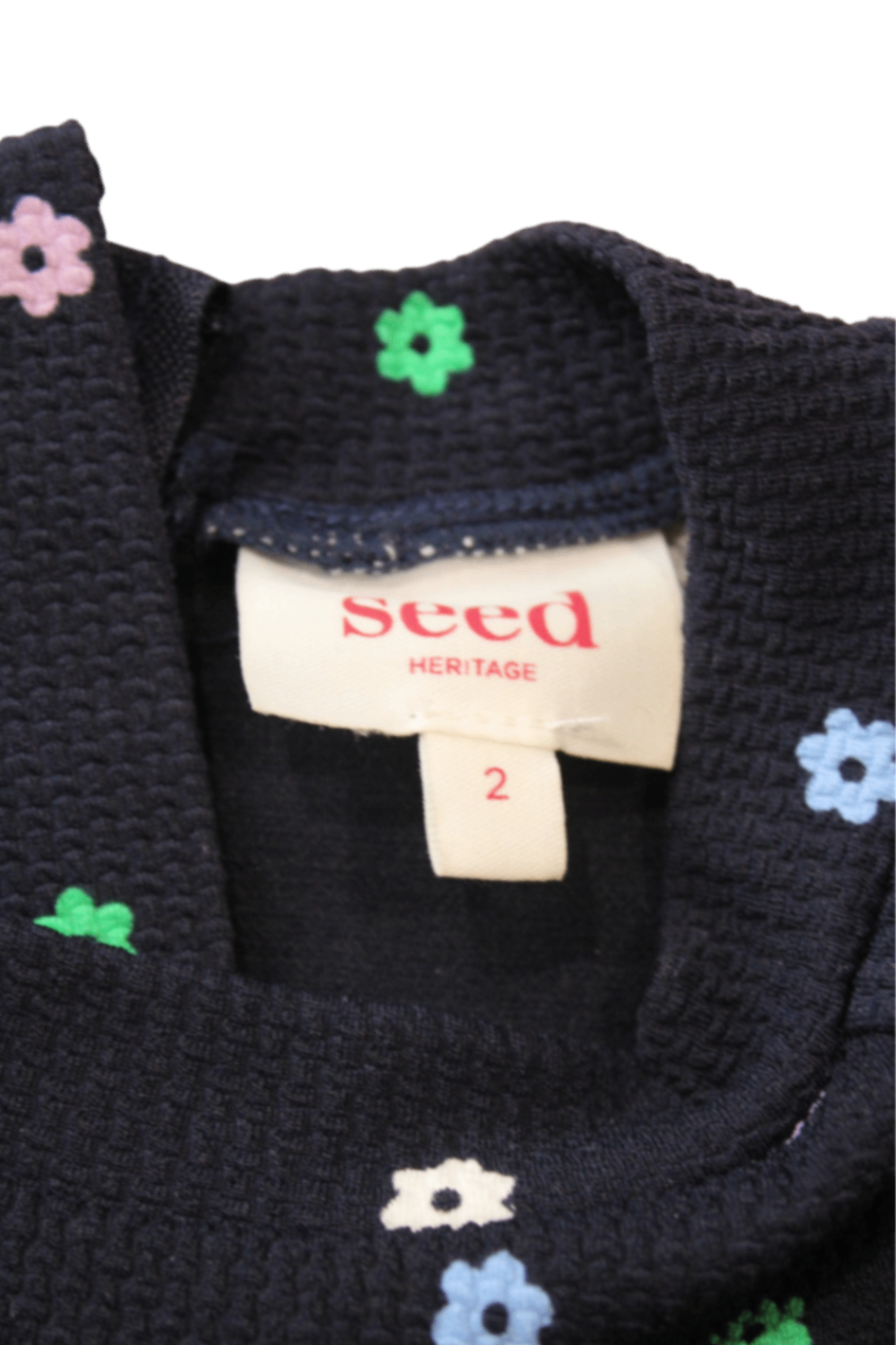 Seed Heritage Sunsuit, Navy, 2