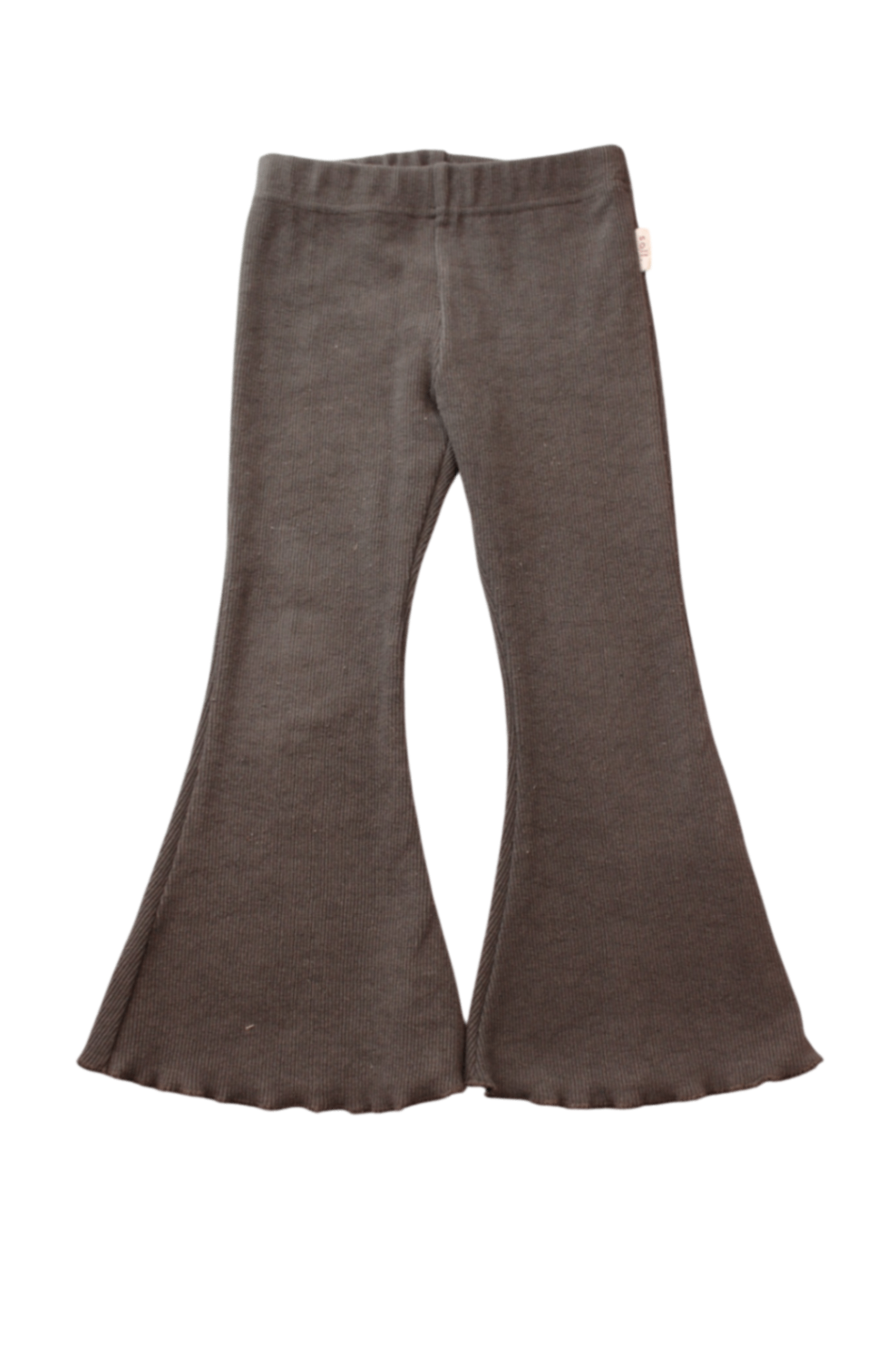 Soll. The Label Flared Leggings, Grey, 3