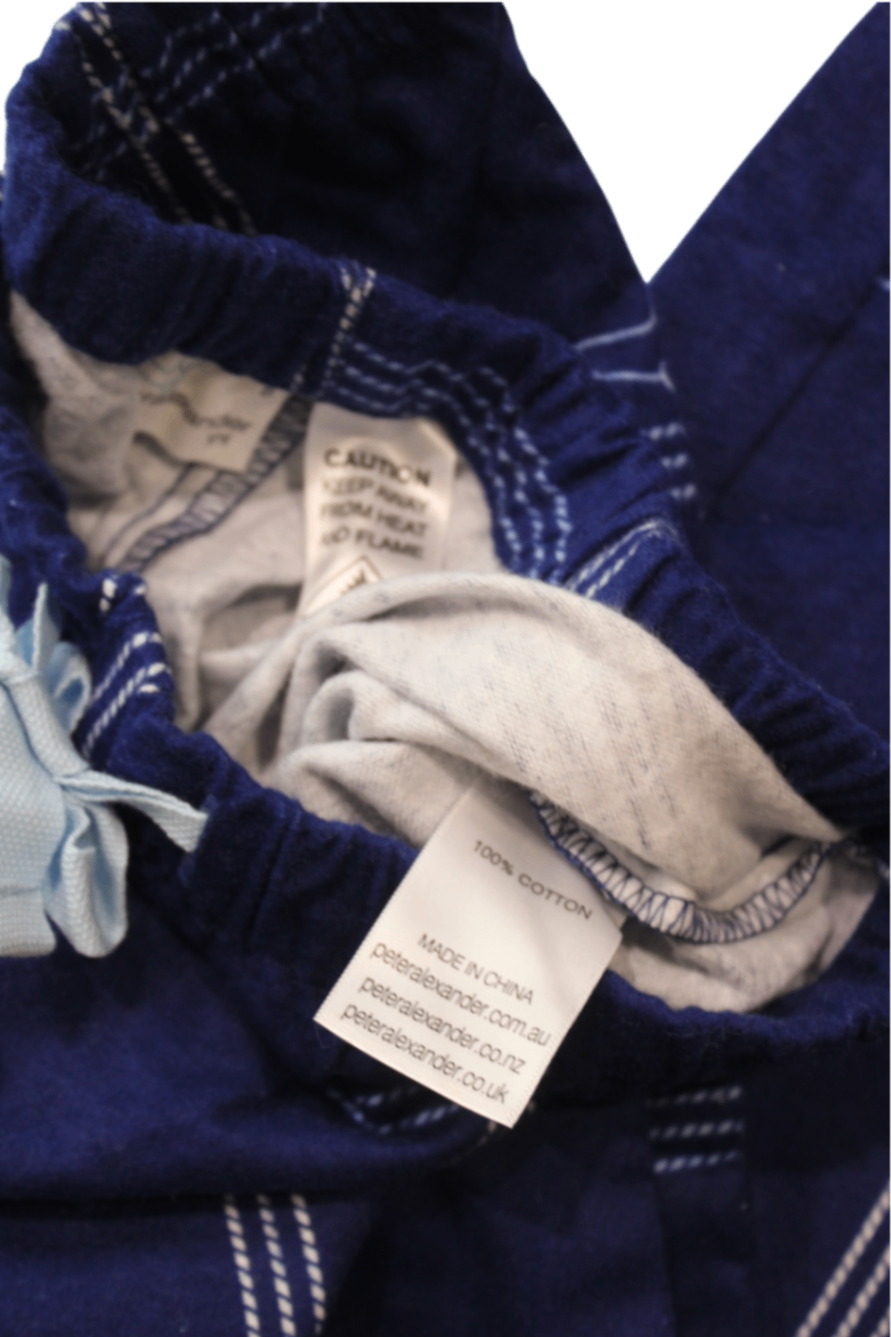 Peter Alexander Pajama Set, Light blue and navy, 8