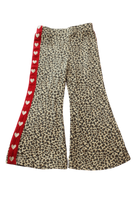 Posh & Soss Flared Leggings, Beige, 4